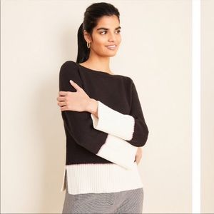 NWT Ann Taylor Black Sweater